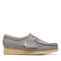 CLARKS ORIGINALS WALLABEE GREY NUBUCK